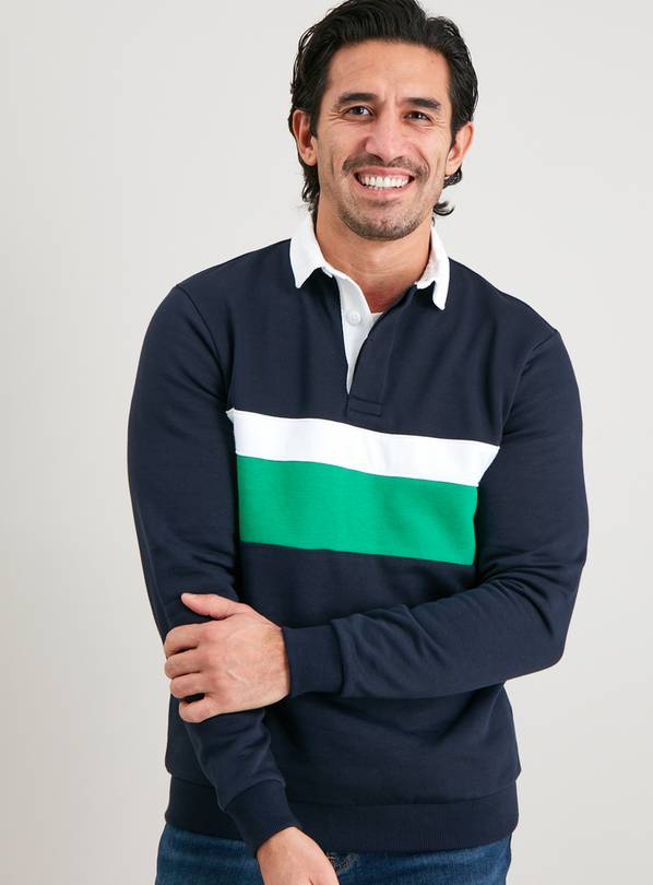 Buy Navy Rugby Style Sweatshirt XL Sweatshirts and hoodies Argos